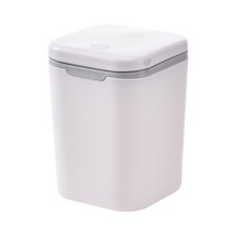 미니휴지통 미니 쓰레기통 쓰레기 제로 재활용 북유럽 주방 탈착식 데스크탑 Cubo Basura Lixeira, 2L, [01] white