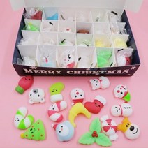 크리스마스어드벤트캘린더 귀여운 눈사람 리치 동물 카운트 다운 스트레스 해소 어린이 선물, 01 A