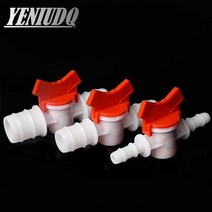 솔레노이드 밸브 플라스틱 4 25mm pom 볼 밸브 드립 관개 시스템 호스 파고다 조인트 수족관 탱크 공기 펌프 정원 물 커넥터 파이프 밸브, 16mm-20mm, 20개