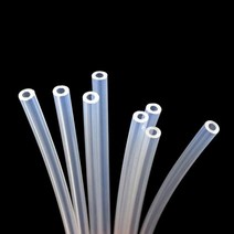 3D 프린터부품 프린터 부품 1M 2M PTFE 튜브 Teflonto 파이프 보우덴 압출기 175mm ID2mm OD4mm 커터 포함 Ender3 용 파란색 흰색 투명, 1M+clear
