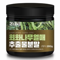 조은약초 회화나무열매추출 분말 가루 괴각 200g, 1개