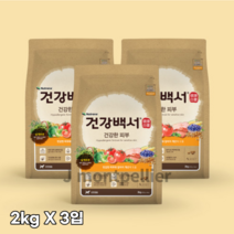 건강백서 전연령 생선 건강한 피부 애견사료, 0   healthy skin(건강한 피부), 6kg, 8개