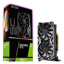 EVGA GeForce GTX 1660 Ti XC 울트라 게이밍 6GB GDDR6 HDB 팬 그래픽 카드 567740, SC Ultra Gaming