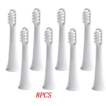 스노우보드왁싱 T100 교체용 브러시 헤드 8/20 개 샤오미 미지아 미 용 스마트 전동 칫솔 건강한 미백 청소, 01 8PCS