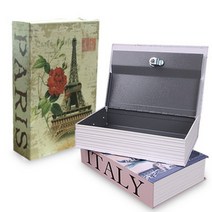 NEW 시크릿 북세이프 책금고 - 에펠탑, 열쇠