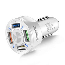 차량용충전기 시가잭usb 멀티 미니 고속 급속 ANDWING 자동차 USB 충전기 PD 20W 4 포트 빠른 3.0 범용 유, 08 4USB White 1