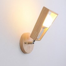 관절조명 벽등 led 월램프 각도조절 북유럽 자연 나무 벽 램프 조절 가능한 공동 벽 마운트 침대 옆 조명 복도 계단 연구 조명 홀더, 흰색, 전구가 아닌
