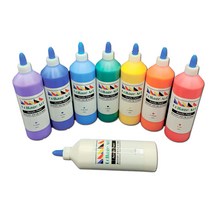 콜라쥬아트 500ml 전문가용 아크릴물감 대용량 가구 벽화 DIY물감, 03. yellow