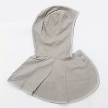 용접 두건 면두건 고급형 중공업 회색 현대 조선소 현장 머리 안면보호 작업용 작업모자, 중공업두건(고급형)