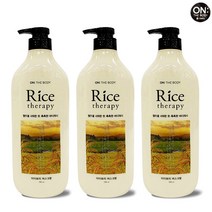 다봄마켓 온:더바디 라이스 테라피 쌀뜨물 맑고 촉촉 바디워시700ml, 아이보리 머스크향 3개