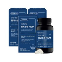모어네이처 MSM 글루코사민 관절 연골 영양제 엠에스엠 식이유황 90정 식약처 인정 기능성 뼈 건강 케어, 3박스