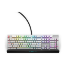 새로운 Aliverware Low-Profile RGB 게임 키보드 AW510K Light 키당 Aliverfx Lighting 미디어 컨트롤 및 USB 패스스루 Che, 단일옵션, 단일옵션