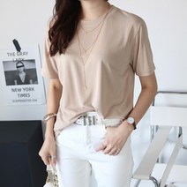 챠르륵 티셔츠 모달 반팔 [메다모드]