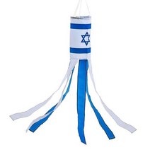 풍향계 풍속계 풍량계 깃발 바람 양말 베인 홈 항공 매달려 장식 표시기 모니터링 측정 모든 날씨 정원 Windsock, Israel+미국