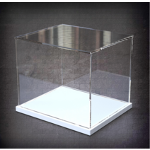 아크릴 투명 디스플레이 상자 피규어 케이스 장식장, 길이 및 너비 30x40 cm(내부 크기)