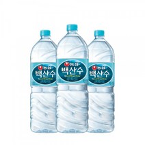 농심 백산수 유라벨 2L 12병 생수