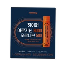 메디로그 하이퍼 아르기닌 6000 오르니틴 500 7병, 없음