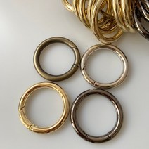 [세아퀼트] 가방 O링 오링 30mm 35mm 40mm 45mm(내경), 35mm골드