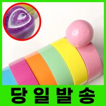 퍼니스핀 테이프공 테이프볼 만들기 찍찍이 끈끈이 찐득볼 말랑이 만들기, 3.6cm, 비비드 핑크