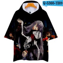 3D프린트 Anime Black Butler 쿠로시 츠지 Oversized T Shirt 여성 남성 4939819275, XXL, 003