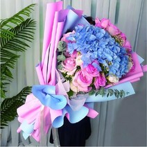 [이거찜] 꽃다발 꽃방수포장종이 종이접기 (20매)14color 리본 9color모모샵, 10 말린장미+뉴블루_05 베이지