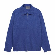 [KT알파쇼핑]스콰즈 집업니트 SOP052 4COLOR 남여공용 카라 투웨이 부클 아우터 시밀러룩