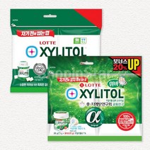 롯데 자일리톨 리필 115g 1개+자일리톨 알파 88g 1개, 단품