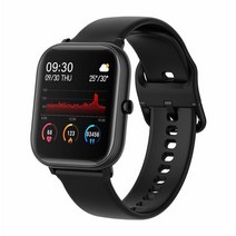 서브모니터 보조모니터 노트북보조모니터 포터블모니터 2021 smartwatch 1.4 인치 스마트 시계 남성 풀 터치 멀티 스포츠 모드 fitbit 스마트 시계 여성 심박수, 검은색