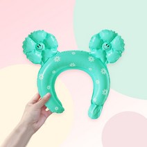 [파티지] 손풍선 모음 스틱풍선 막대풍선, N_A_마카롱 꽃머리띠 풍선_민트