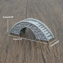 미니어처 모래 돌 다리 입상 보트 DIY 테라리움 장식품 요정 정원 분재 바위 풍경 방 장식, J