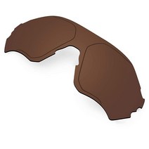 Eye Opening Stuff 오클리 EV Zero Range OO9327 선글라스와 호환되는 편광 교체 렌즈 및 이어삭스 고무 키트 블랙 편광 One Size