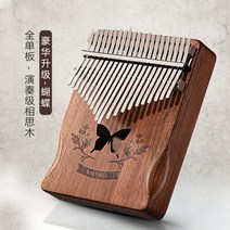 칼림바 작은 타악기 아프리카 건반 레슨용 쉬운 악기, 21음 클래식 나비