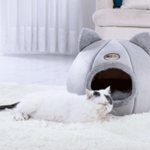 고양이 강아지 숨숨집 하우스 그레이