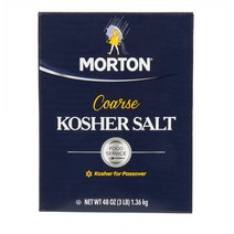 Morton Salt 몰튼 대용량 코셔 솔트 소금 1.36kg, 1개