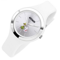 MM11060 무민 남여공용 우레탄시계 WHITE
