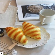 음식점인테리어 생일파티 백일잔치 돌잔치 음식모형 크로와상모형, 2P세트