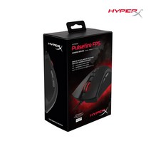 HYPERX Pulsefire FPS 게이밍 마우스 펄스파이어, 블랙(단일), MC001A
