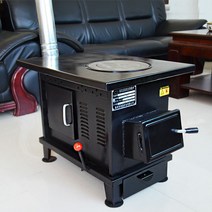 화목 난로 만들기 장작 석탁 목재 갈탄 주물 화로