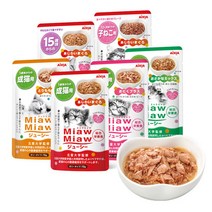 AIXIA 먀우먀우 쥬시 파우치 (MJP시리즈) 70g_종류선택, 생선믹스(MJP24)70g