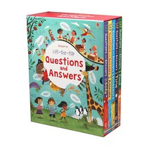 (영어원서) Usborne Lift-the-flap Questions and Answers 5 Books Box Set