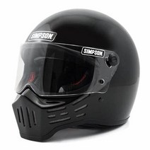 개성만점 오토바이헬멧 하이바 개성만점 오토바이헬멧 하이바 스팟 심슨 심슨 M30 풀 핼맷, M, 투명 렌즈 헬멧 제외