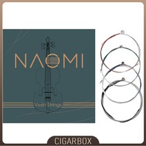 1 팩 바이올린 EADG 스틸 니켈 와이어 4/4 DIY 수리 학생