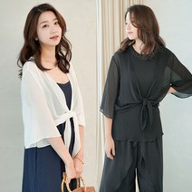 쉬즈마담 J31052 여신 쉬폰 볼레로 가디건 엄마옷 엄마선물