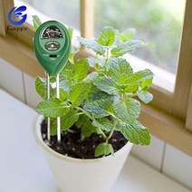 3 in 1 토양 PH 측정기 햇빛 테스터 정원 꽃 수분 센서 미터 식물 산도 습도 모니터 감지기