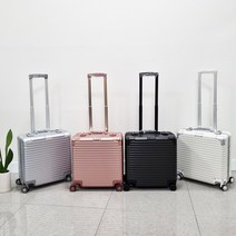 여행용 출장용 미니 소형 메탈프레임 기내용 승무원 노트북 PC 가벼운 캐리어 18인치