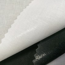 실크심지 양면 가방 의류 접착심지 폴리에스터 스트레치 니트 아이언 on 셔츠 모자 심지, 접착제 흰색으로