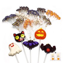 할로윈 롤리팝 롱스틱캔디(100개입) x 1봉(+밀크츄 2개포함), 1세트, 12g