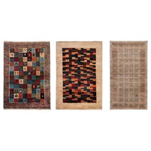 이케아 PERSISK GABBEH L 페르시스크 가베 장모러그 - 핸드메이드 여러 가지 색상 110x175 cm