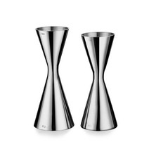 더블 사이드 스테인리스 칵테일 지거 홈바 눈금표시 계량 지거, 30/45ml