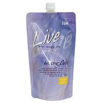 아이쉬코리아 라이브 왁싱 칼라 크림 500ml 헤어코팅, 옐로우